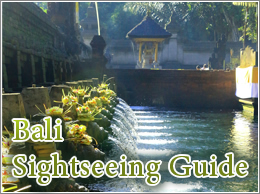 Bali's main tourist spots